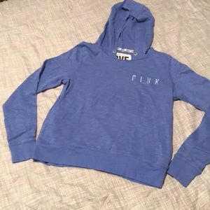 VS PINK - lightly distressed hooded sweatshirt